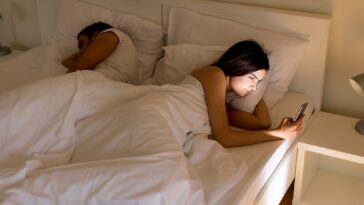 Couple in bed